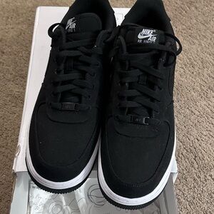 Nike Air Force 1 Low Black and White Sneakers